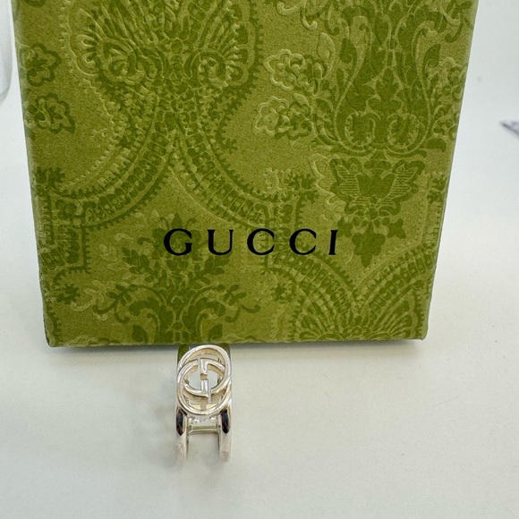 GUCCI INTERLOCKING WIDE OPEN BAND - Picture 4 of 10